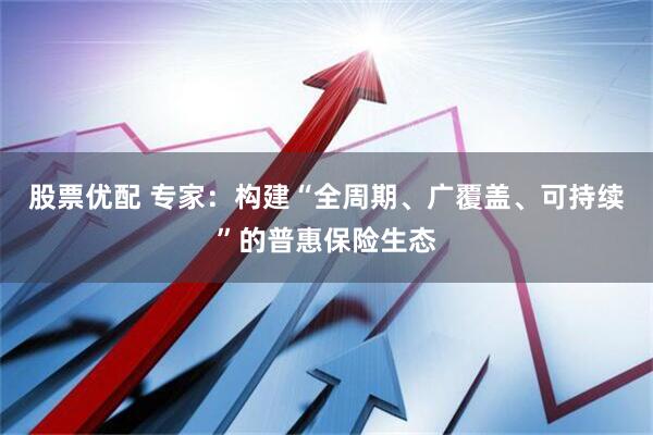 股票优配 专家：构建“全周期、广覆盖、可持续”的普惠保险生态